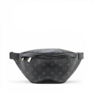👜 Louis Vuitton Monogram Eclipse Discovery Bum Bag Black M44336